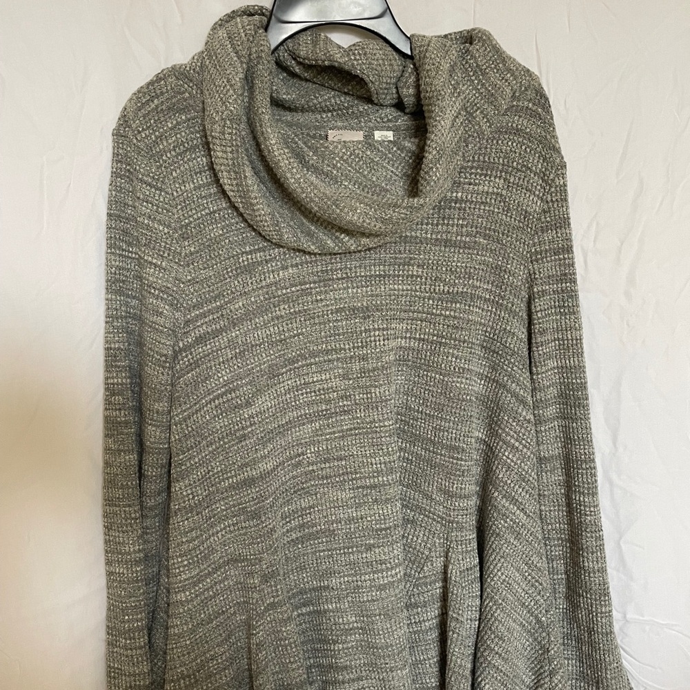 Grey Turtle Neck Sweater